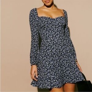 Reformation Mochi Dress in Twilight (size 10)